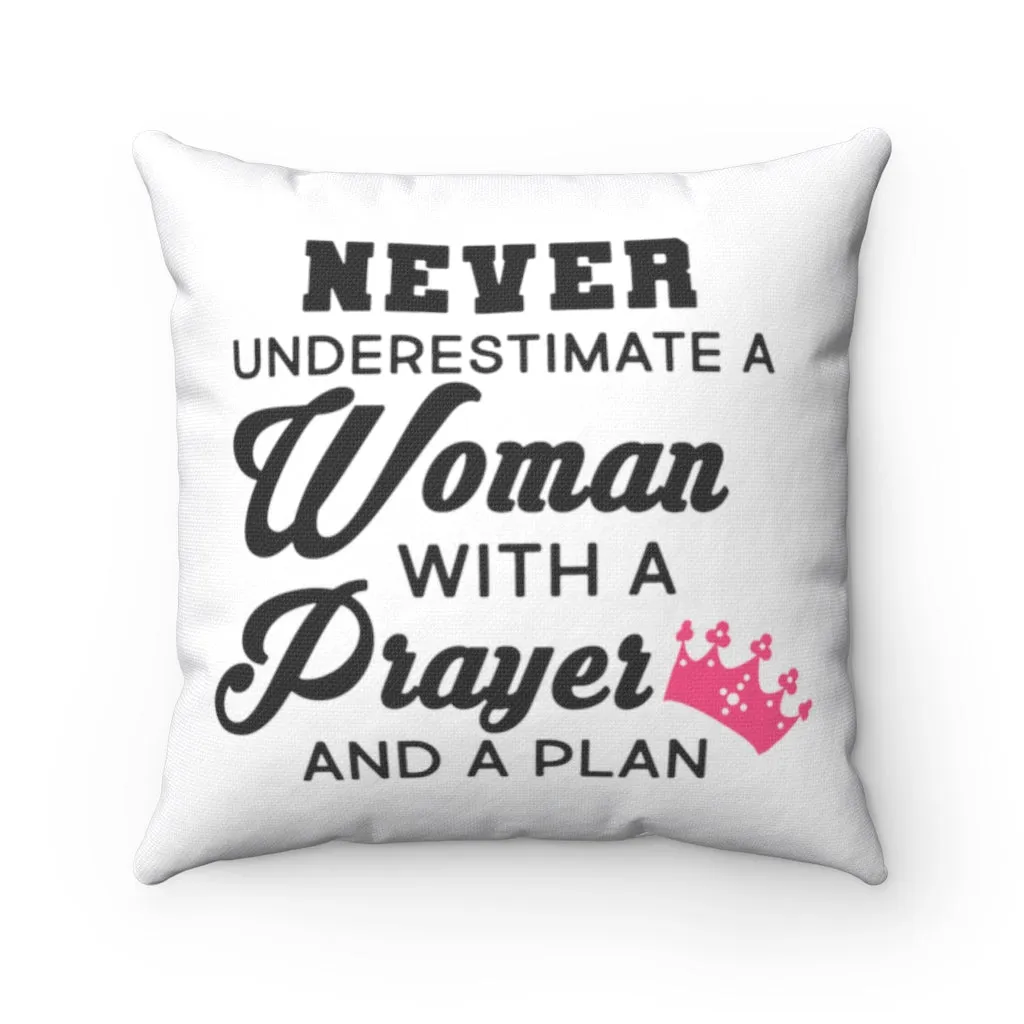 A Woman With a Prayer Pillow