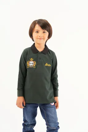 Boy's Full Sleeve Fashion Polo