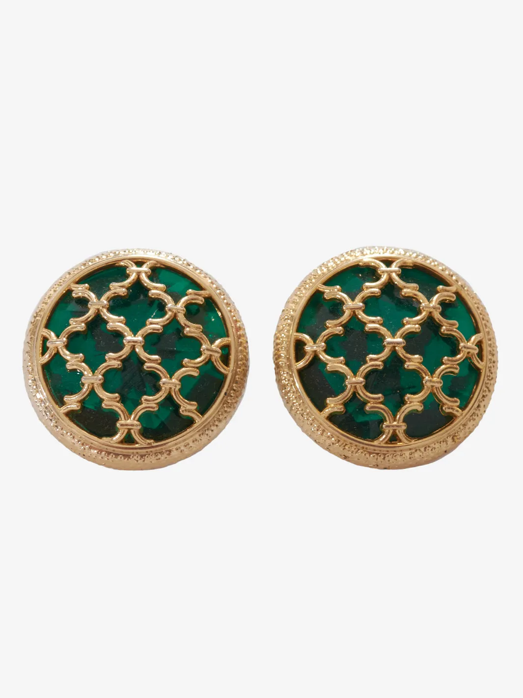 Coveri Round clip-on earrings