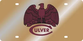 Culver Eagle "C" License Plate - Gold Mirror