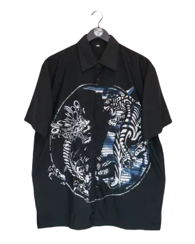 Dragon and Tiger Blouse M