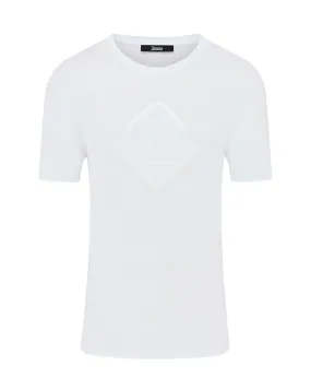 Herno H Logo Short Sleeve T-shirt (White)