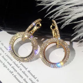 IPARAM Fashion Luxury Rhinestone Drop Earrings