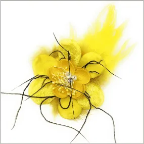 Men's Fashion Lapel Flower Flower3 Yellow