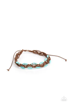 Paparazzi Cast a Wide Net Blue Urban Bracelet