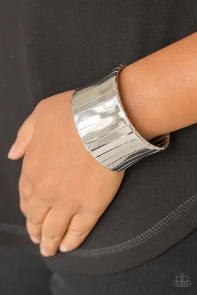 Paparazzi Urban Uptrend Silver Cuff Bracelet