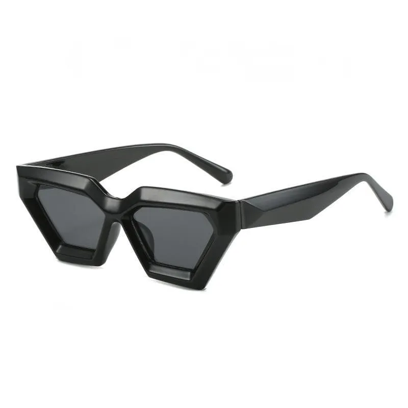 Rhombus Thick Fashion Cat Eye Glasses