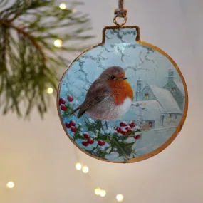 Robin on Bauble