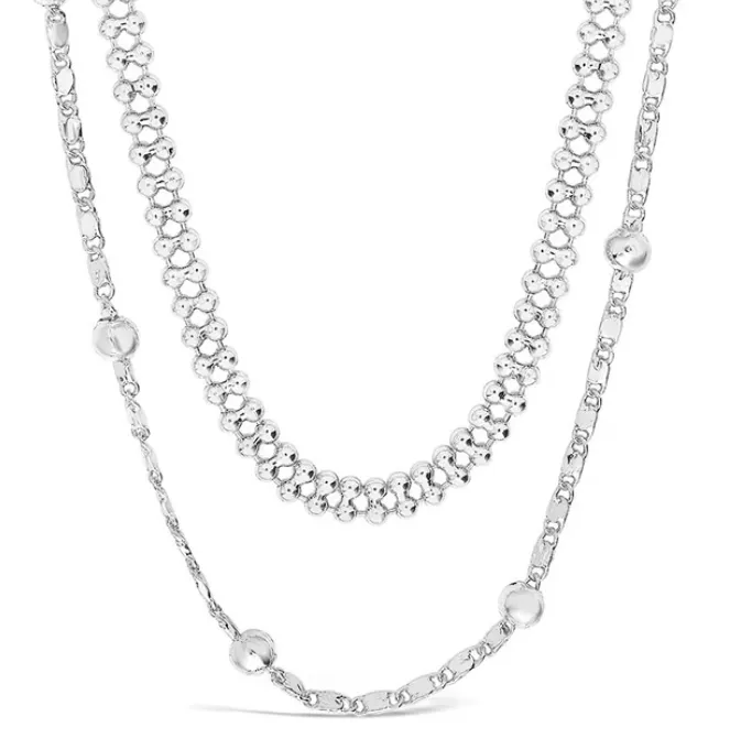 Women's Fashion Double Layered Chain Necklace